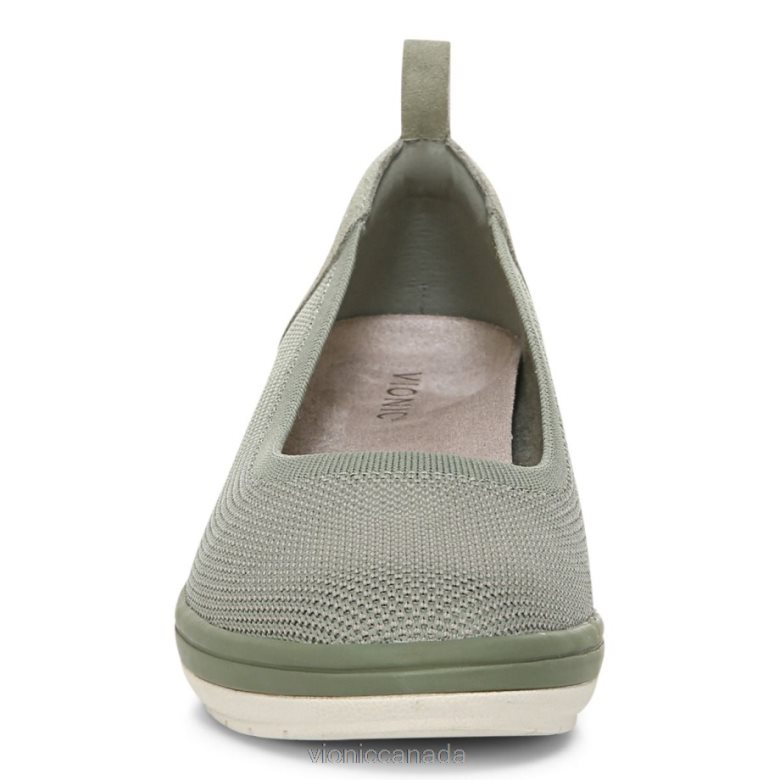 Vionic Jacey Knit Wedge 464266399 Army Green Vionic canada shoes