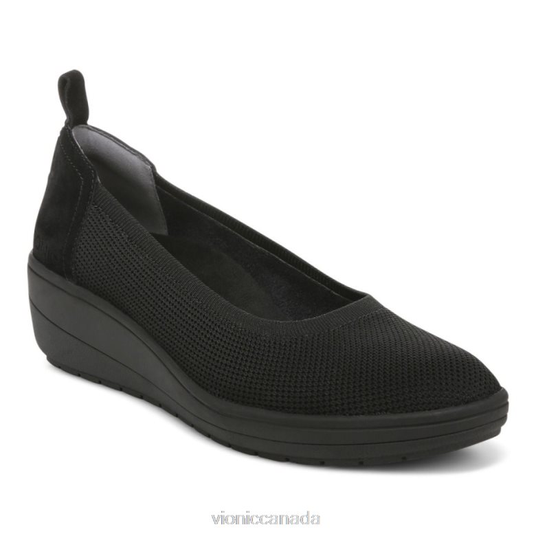 Vionic Jacey Knit Wedge 464266400 Black Vionic canada sale