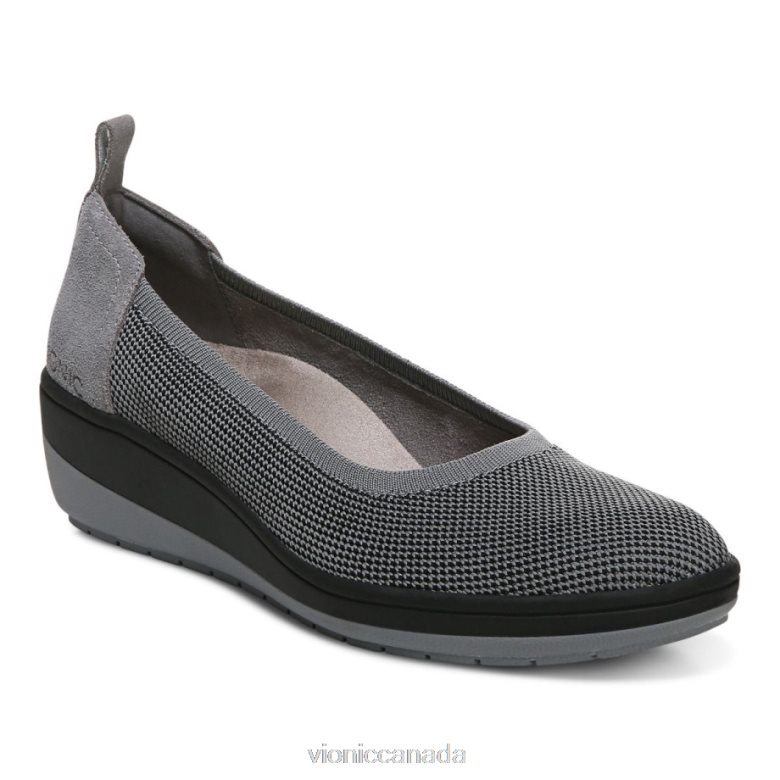 Vionic Jacey Knit Wedge 464266907 Charcoal Vionic calgary