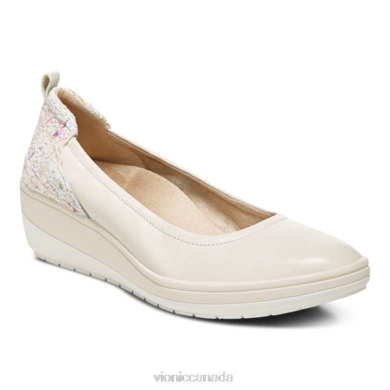 Vionic Jacey Wedge 464266914 Cream Vionic boots canada