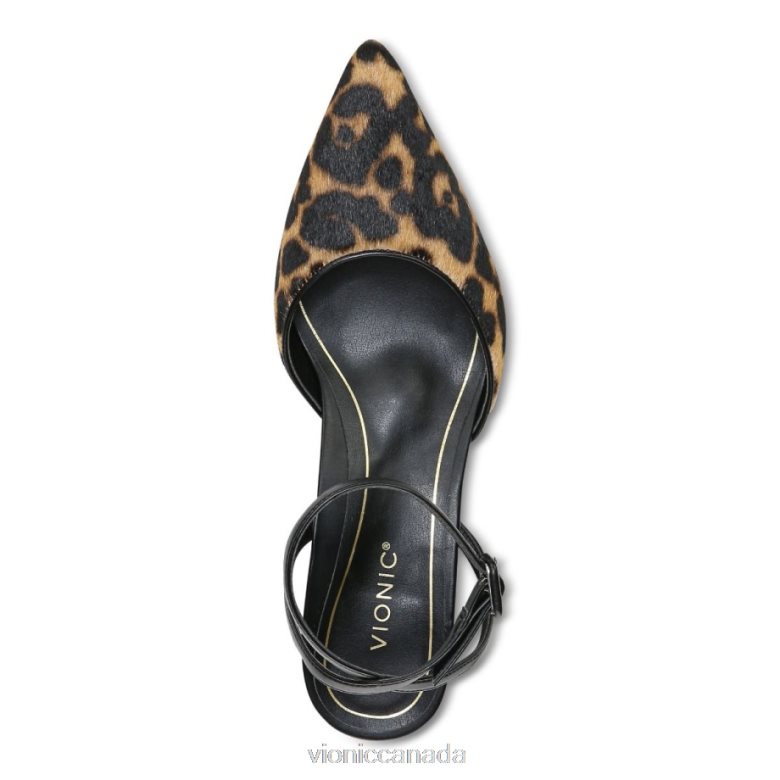 Vionic Jacynda Kitten Heel 464266882 Tan Leopard Vionic boots canada