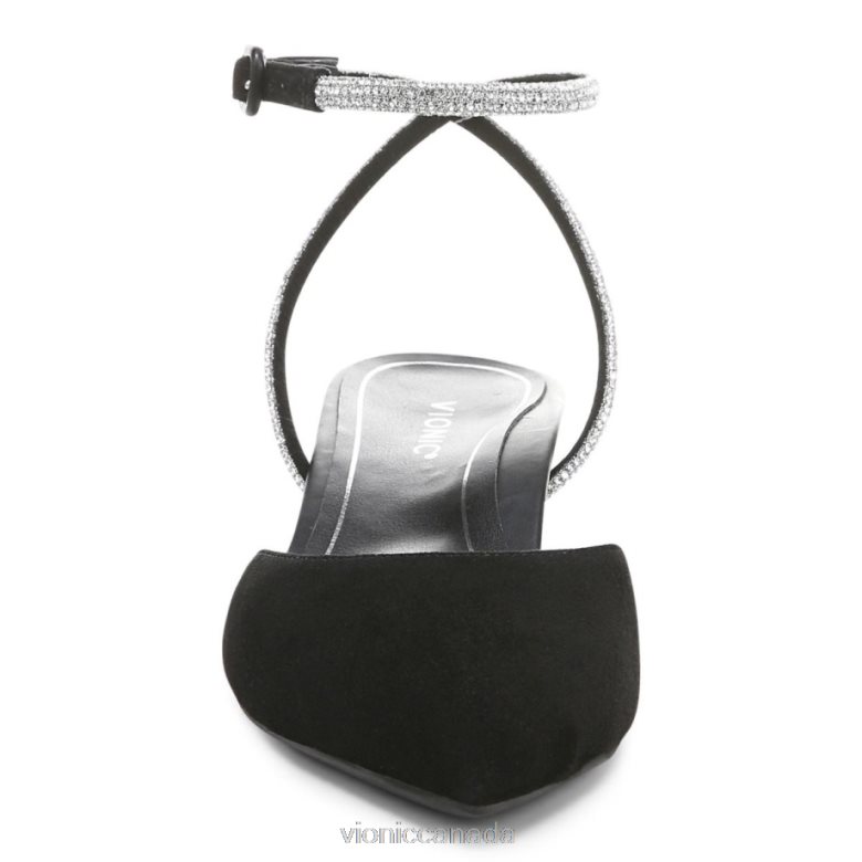 Vionic Jacynda Kitten Heel 464266885 Black Suede Vionic sandals canada