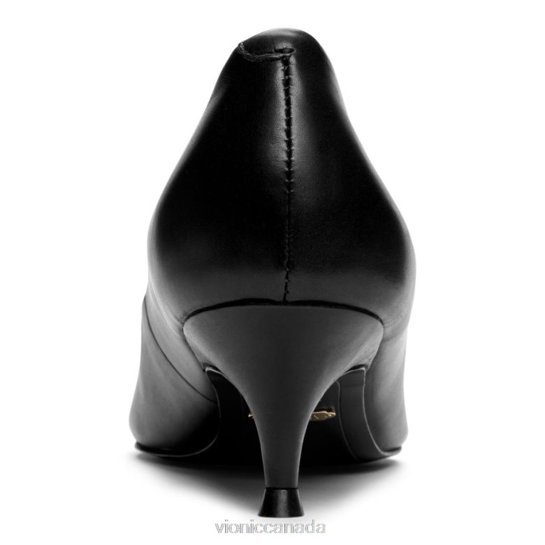 Vionic Josie Kitten Heel 46426616 Black Leather Vionic shoes calgary