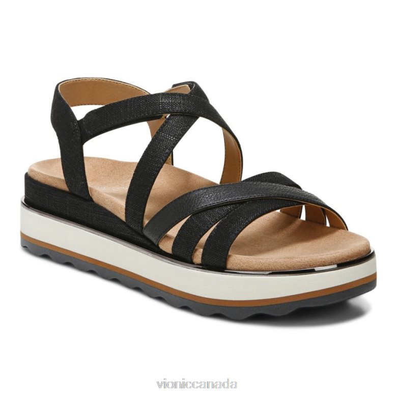 Vionic Kellyn Flatform Sandal 464266930 Black Vionic boots canada