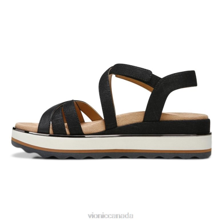 Vionic Kellyn Flatform Sandal 464266930 Black Vionic boots canada