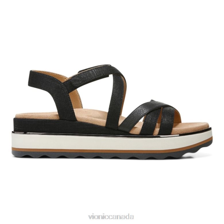 Vionic Kellyn Flatform Sandal 464266930 Black Vionic boots canada
