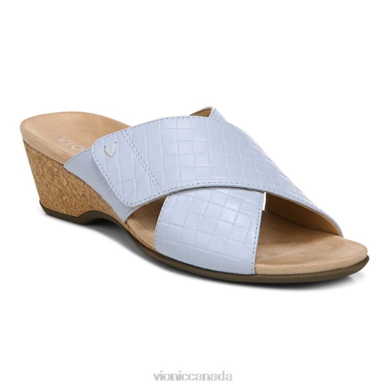 Vionic Leticia Wedge Sandal 464266902 Blue Haze Vionic sneakers