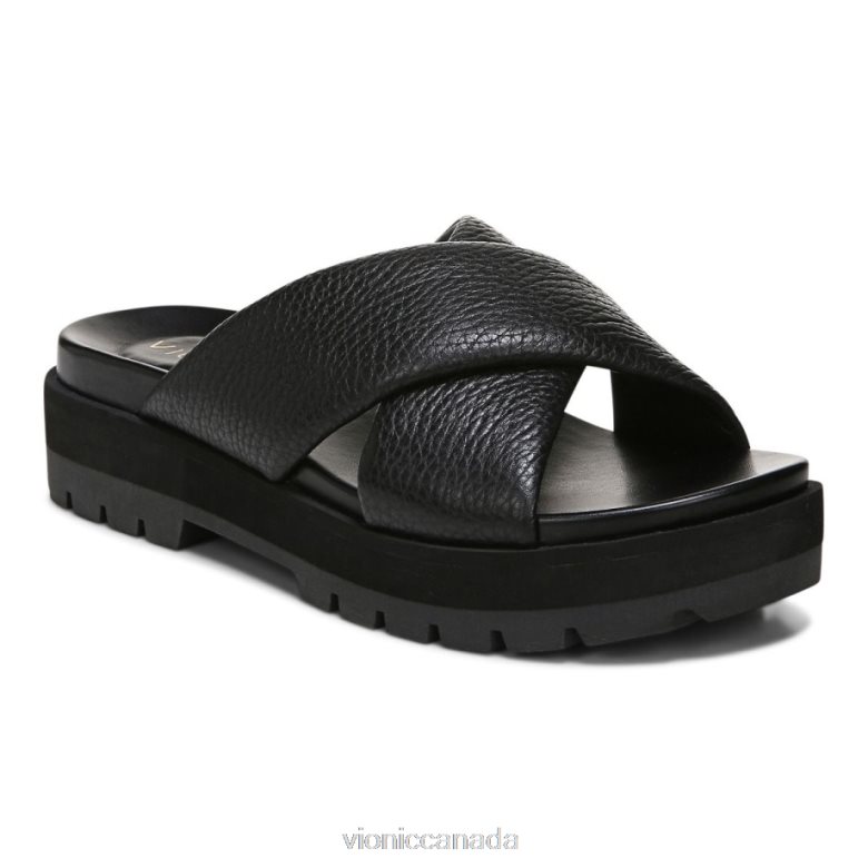 Vionic Vesta Flatform Lug Sandal 464266923 Black Vionic calgary