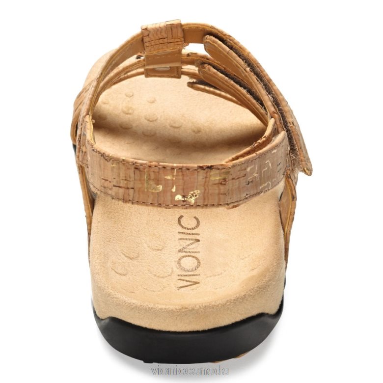 Vionic Amber Sandal 46426618 Gold Cork Vionic canada sale