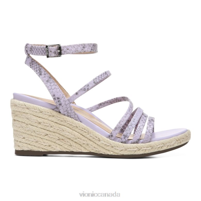 Vionic Ayda Espadrille Wedge Sandal 46426643 Pastel Lilac Vionic canada