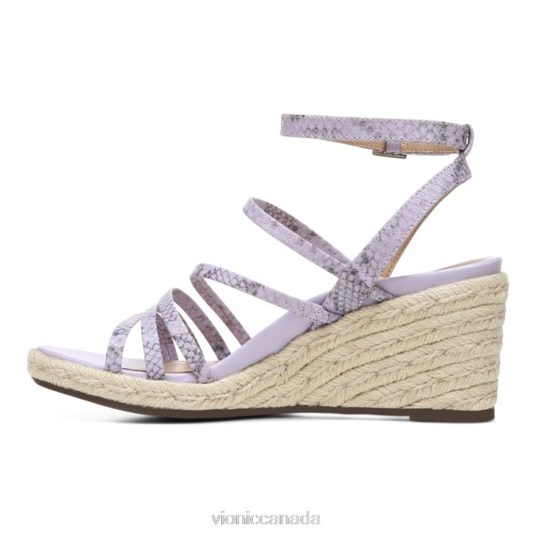 Vionic Ayda Espadrille Wedge Sandal 46426643 Pastel Lilac Vionic canada