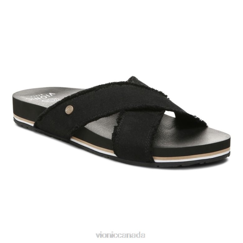 Vionic Beach Panama Sandal 4642661303 Black Vionic canada shoes