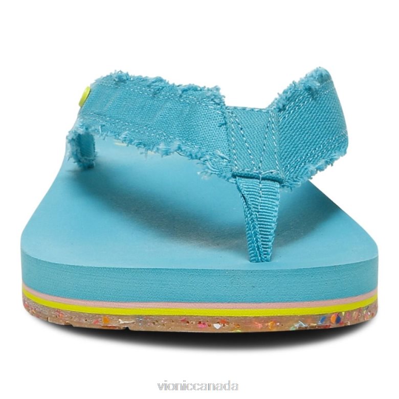 Vionic Beach Unwind Toe Post Sandal 4642661295 Lake Blue Vionic canada shoes