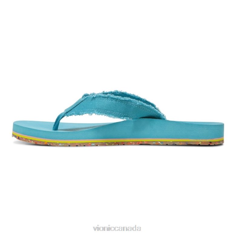 Vionic Beach Unwind Toe Post Sandal 4642661295 Lake Blue Vionic canada shoes