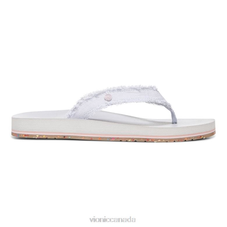 Vionic Beach Unwind Toe Post Sandal 4642661297 Blue Haze Vionic canada