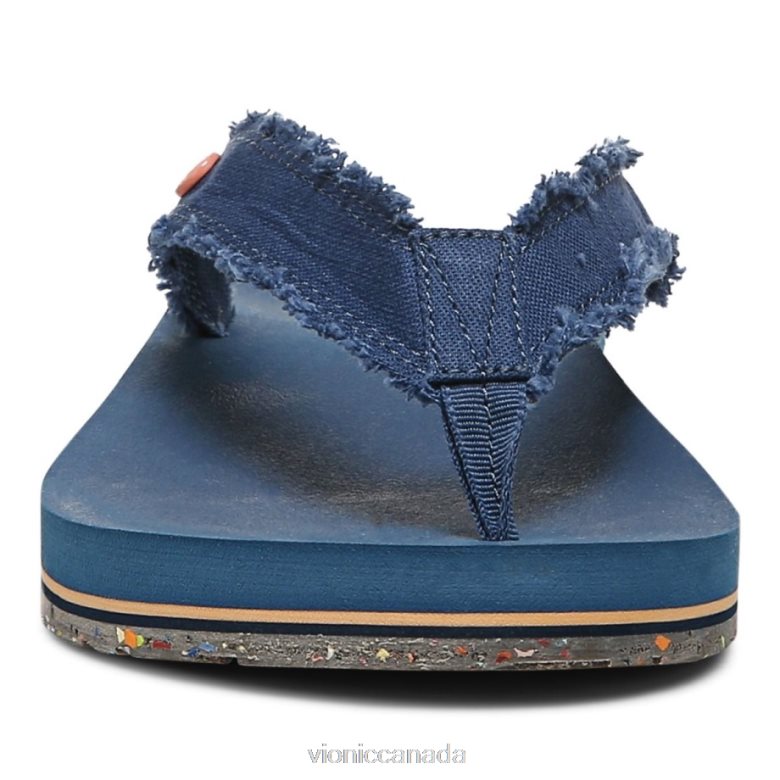 Vionic Beach Unwind Toe Post Sandal 4642661298 Navy Vionic boots canada