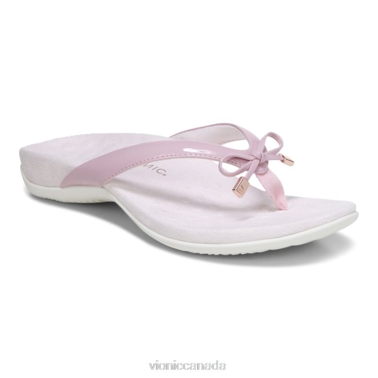 Vionic Bella Toe Post Sandal 4642661339 Cameo Pink Vionic calgary
