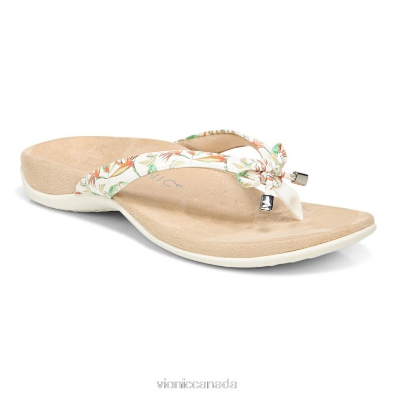 Vionic Bella Toe Post Sandal 4642661340 Marshmallow Vionic shoes calgary