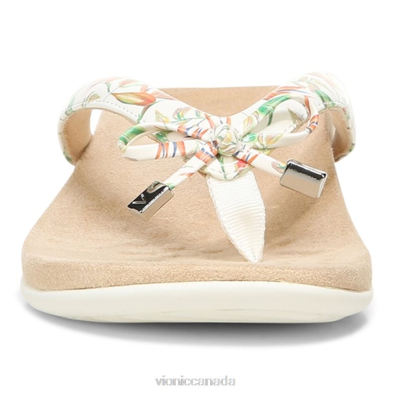 Vionic Bella Toe Post Sandal 4642661340 Marshmallow Vionic shoes calgary