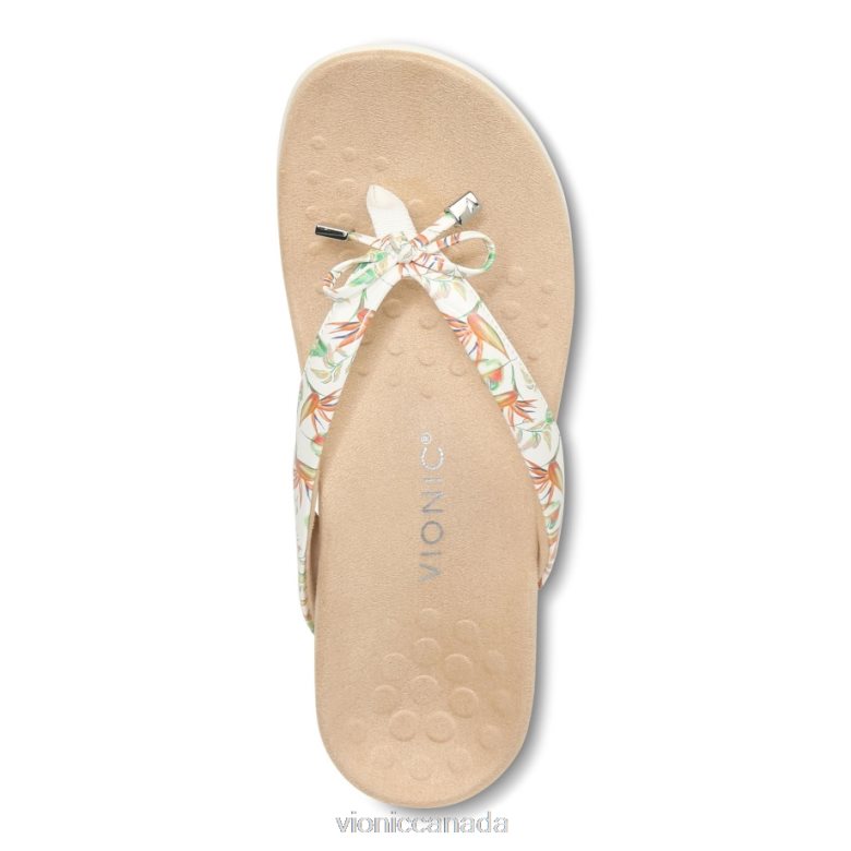 Vionic Bella Toe Post Sandal 4642661340 Marshmallow Vionic shoes calgary