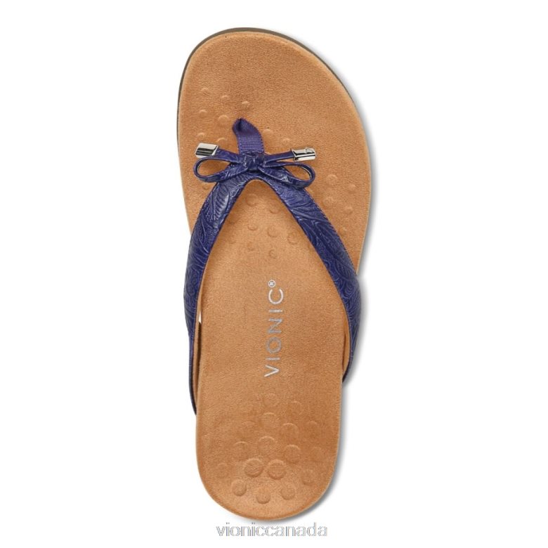 Vionic Bella Toe Post Sandal 4642661352 Blue Ribbon Vionic canada sale