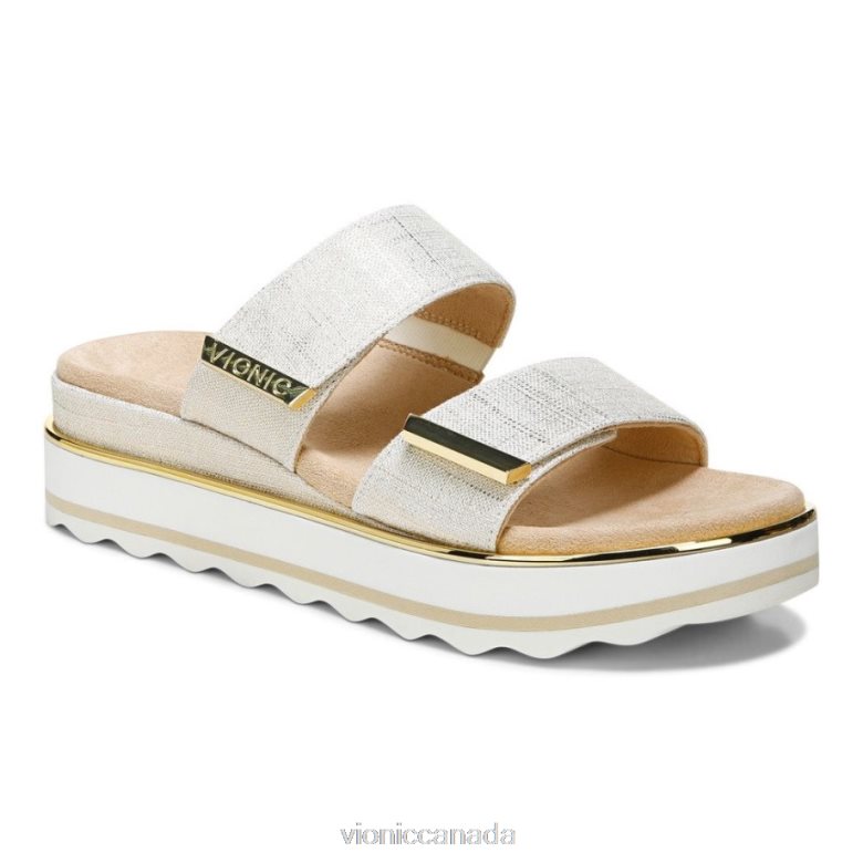 Vionic Brandie Flatform Sandal 464266303 Marshmallow Vionic boots canada