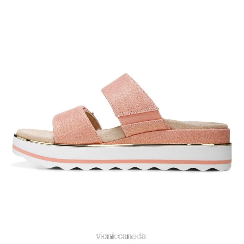 Vionic Brandie Flatform Sandal 464266305 Papaya Vionic shoes calgary