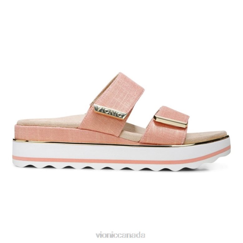 Vionic Brandie Flatform Sandal 464266305 Papaya Vionic shoes calgary