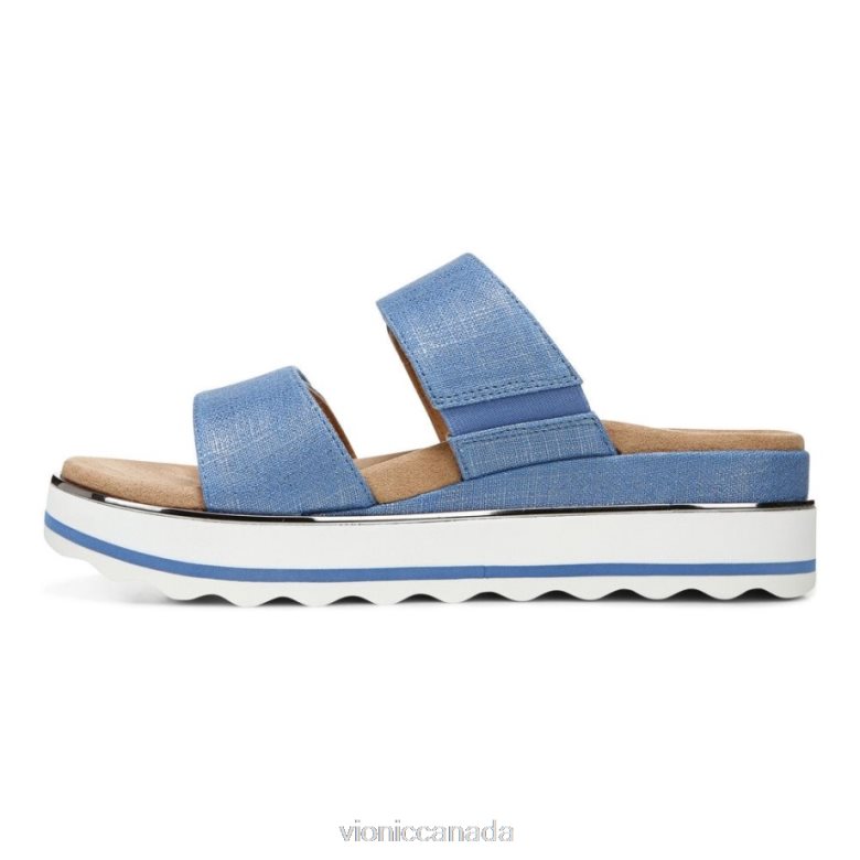 Vionic Brandie Flatform Sandal 464266306 Vallarta Blue Vionic sandals canada