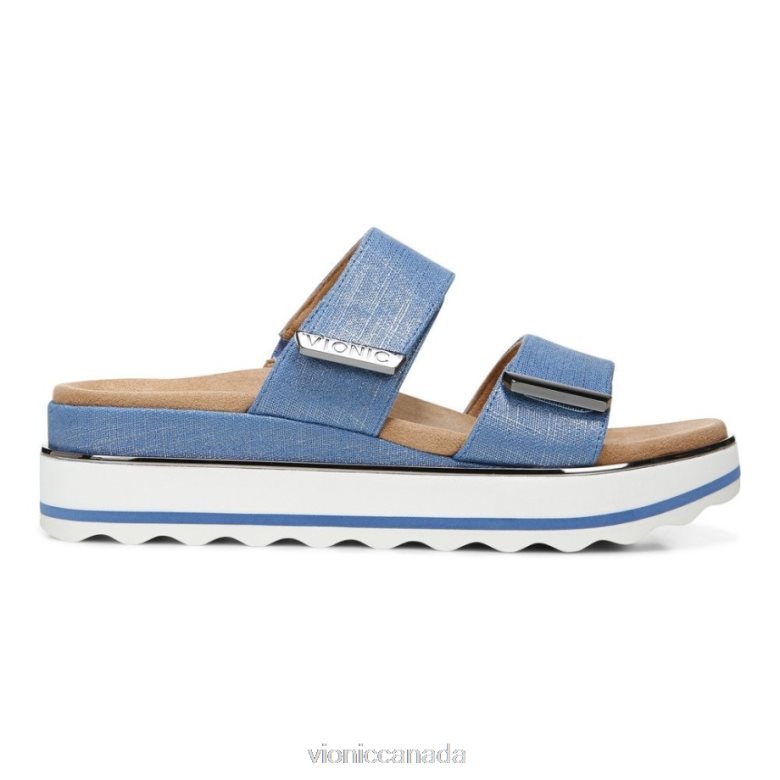 Vionic Brandie Flatform Sandal 464266306 Vallarta Blue Vionic sandals canada