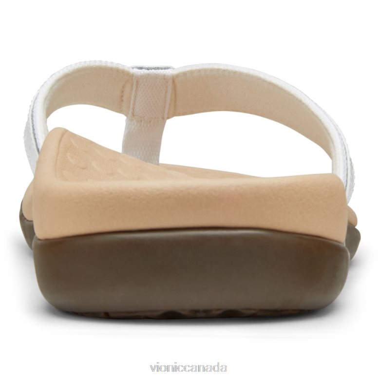 Vionic Casandra Toe Post Sandal 4642661380 White Vionic shoes calgary
