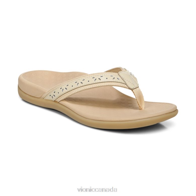 Vionic Casandra Toe Post Sandal 4642661383 Semolina Vionic canada shoes