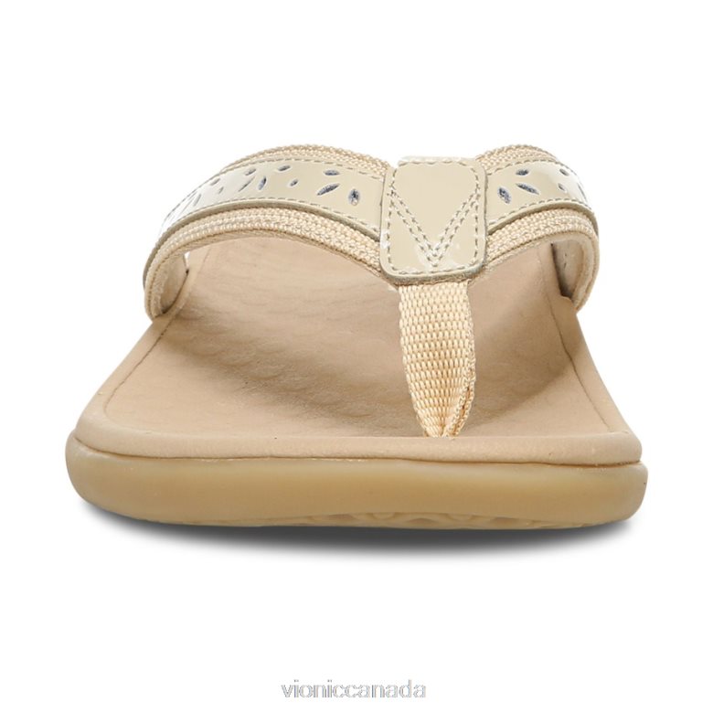 Vionic Casandra Toe Post Sandal 4642661383 Semolina Vionic canada shoes