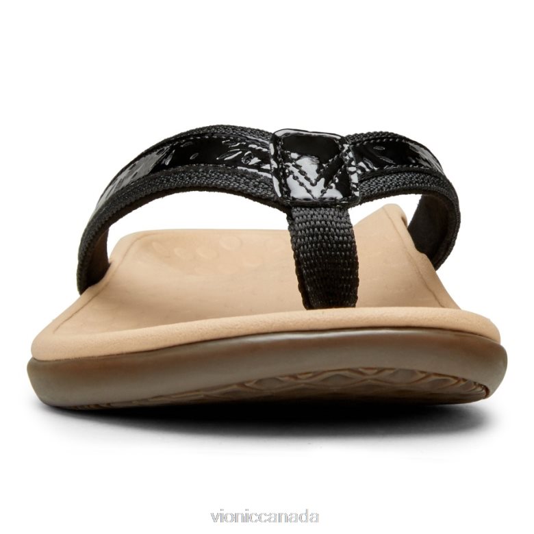 Vionic Casandra Toe Post Sandal 46426669 Black Vionic boots canada
