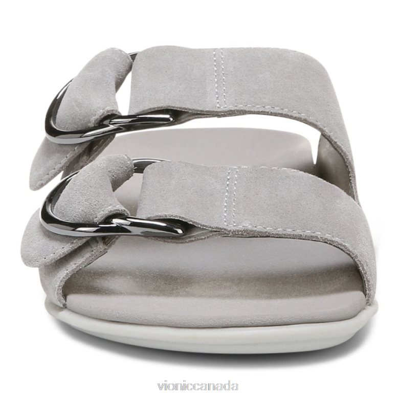 Vionic Corlee Slide Sandal 4642661421 Light Grey Vionic sandals canada