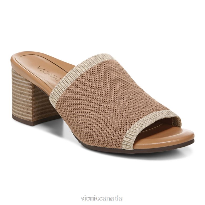 Vionic Fleur Heeled Sandal 464266109 Toasted Nut Vionic canada