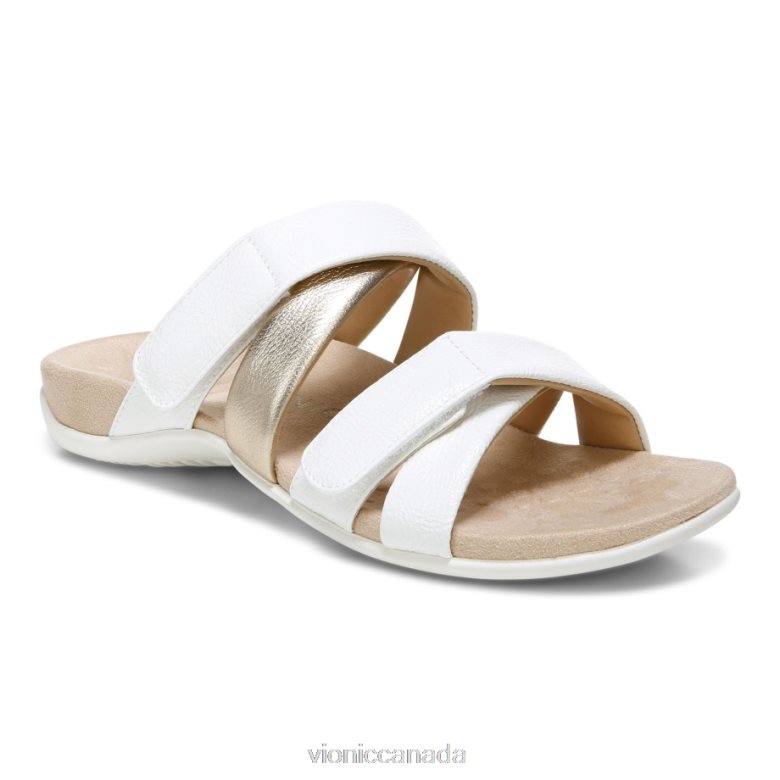 Vionic Hadlie Slide Sandal 4642661419 White Vionic calgary