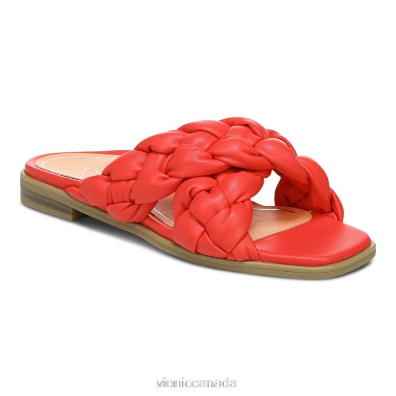 Vionic Kalina Slide Sandal 4642661282 Poppy Vionic boots canada