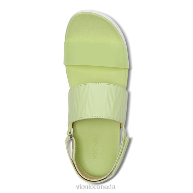 Vionic Karleen Platform Sandal 4642661329 Pale Lime Vionic canada