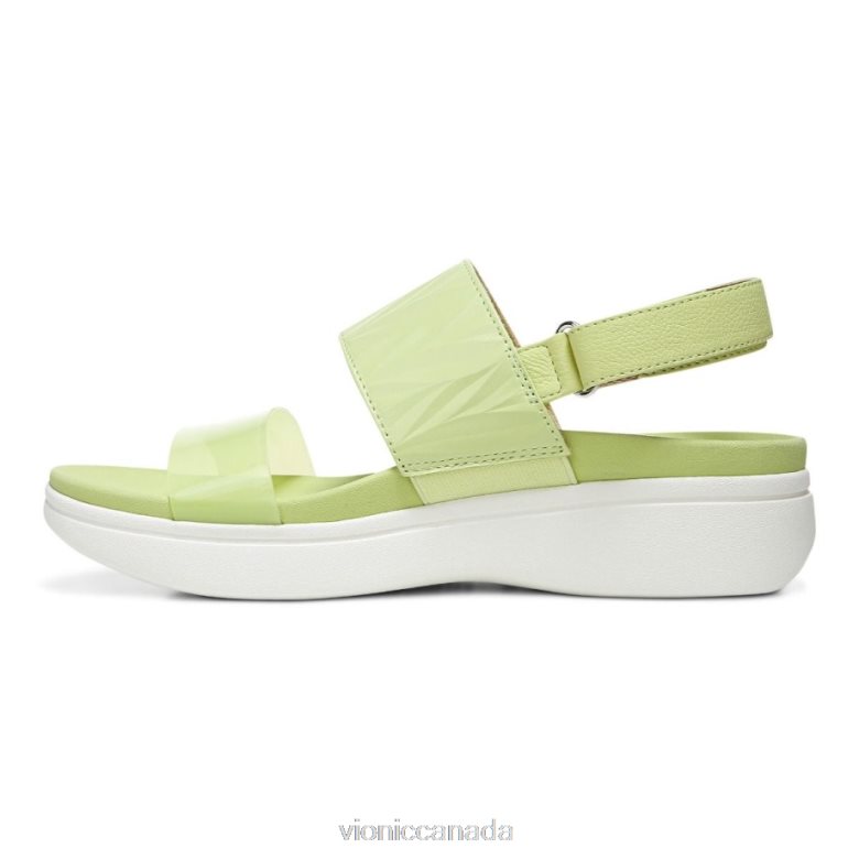 Vionic Karleen Platform Sandal 4642661329 Pale Lime Vionic canada