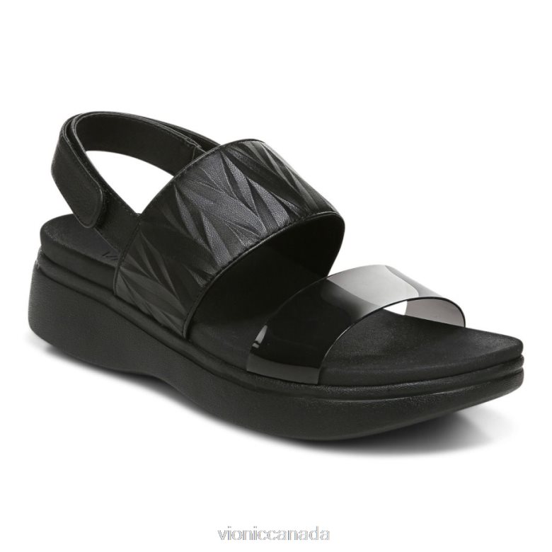 Vionic Karleen Platform Sandal 4642661330 Black Vionic boots canada