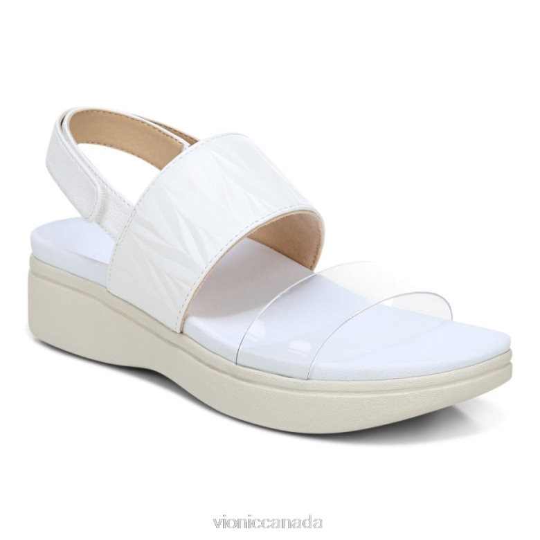 Vionic Karleen Platform Sandal 4642661331 White Vionic calgary