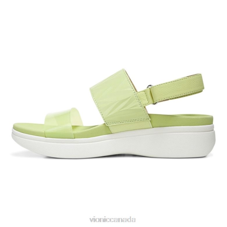 Vionic Karleen Platform Sandal 464266424 Pale Lime Vionic shoes calgary