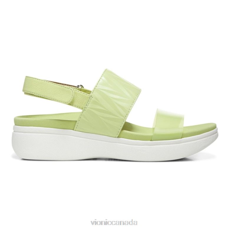 Vionic Karleen Platform Sandal 464266424 Pale Lime Vionic shoes calgary