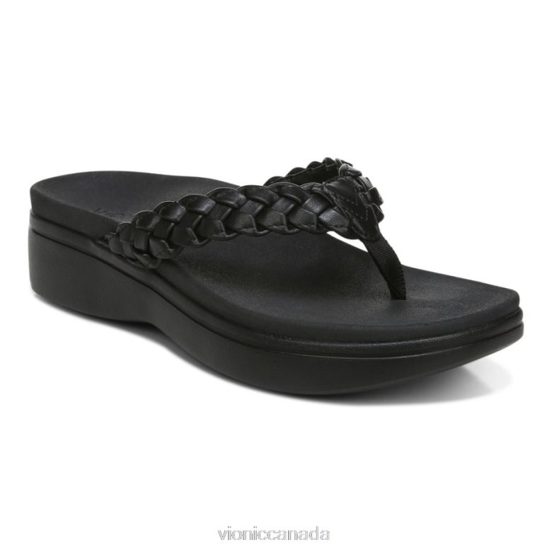 Vionic Kenji Platform Sandal 4642661322 Black Vionic boots canada