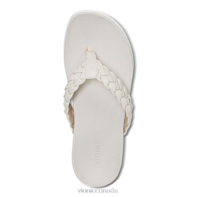 Vionic Kenji Platform Sandal 4642661324 Cream Vionic shoes calgary