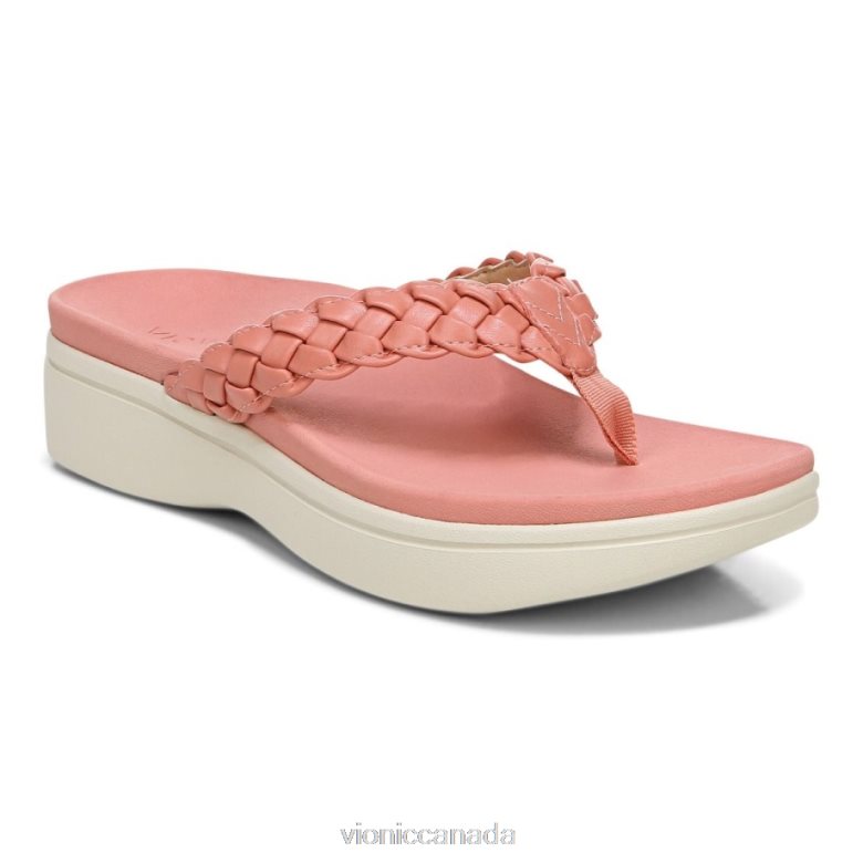 Vionic Kenji Platform Sandal 4642661325 Terra Cotta Vionic sandals canada