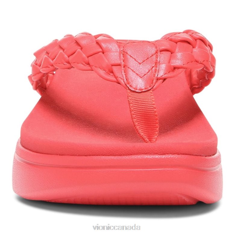 Vionic Kenji Platform Sandal 4642661328 Poppy Vionic canada sale