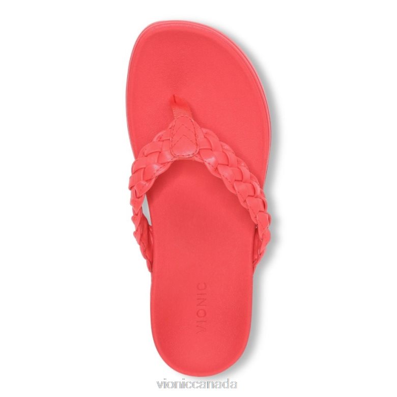 Vionic Kenji Platform Sandal 4642661328 Poppy Vionic canada sale