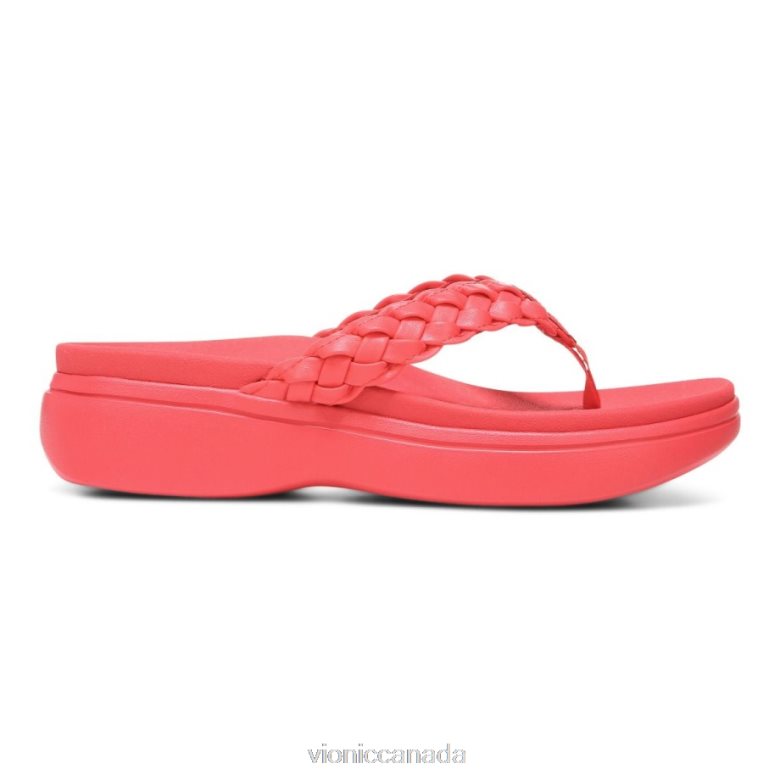 Vionic Kenji Platform Sandal 4642661328 Poppy Vionic canada sale